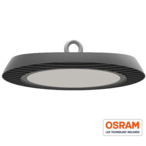 Campânula Industrial LED 150W 4000k 140Lm/w UFO OSRAM<br>5 anos Garantia