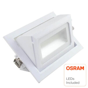 Downlight COB Led Embutir (Nose) 40w CCT 3/4/6000k 100lm<br>OSRAM 3 Anos Garantia