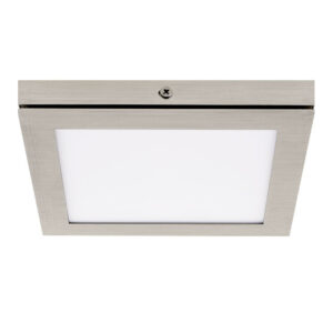 Painel Saliente Slim Quadrado 17x17cm Níquel 12w<br>3000k/4000k/6000k