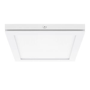 Painel Saliente Slim Quadrado 22,5x22,5cm Branco 18w<br>3000k/4000k/6000k