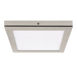Painel Saliente Slim Quadrado 22,5x22,5cm Níquel 18W<br>3000k/4000k/6000k