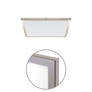Painel Saliente Slim Quadrado 30x30cm Níquel 24w 4000k/6000k