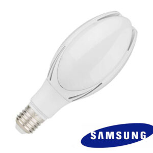 Lâmpada Industrial E27 40w 4000K/6500K Chip Led Samsung
