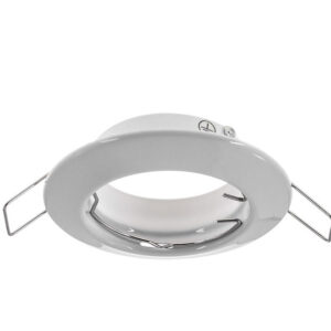 Aros P/ Lâmpada GU-10 Fixo Redondo Branco