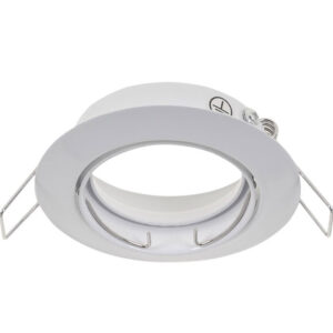 Aros Gu-10 Orientável Redondo Branco