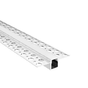 Calha Aluminio Encastrar Em Pladur (L)58x(A)14,5x(I)12,6x(R)17,4mm x 2M