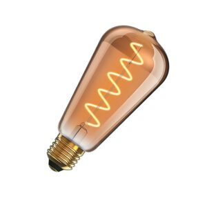Lâmpada E27 Pera CLASSIC DECOLED Regulável Ambar 5W 1800K 280lm
