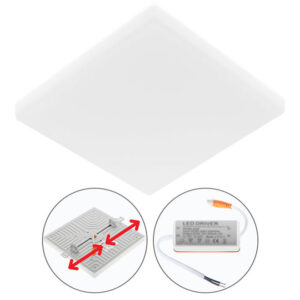 Painel Encastrar Saliente Quadrado 12w 4000K 1080Lm