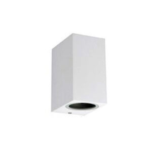 Aplique Led Parede Rectângular 2xGU10 Branco IP44
