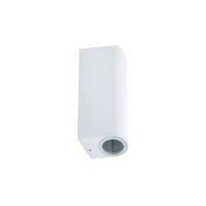 Aplique Led Parede Cilindrico 2xGU10 Branco IP44