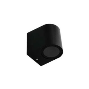 Aplique Led Parede Cilindrico 1xGU10 Preto IP44