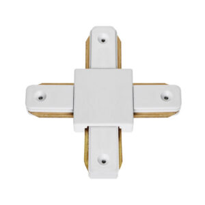 Conector em X Branco calha monofásica