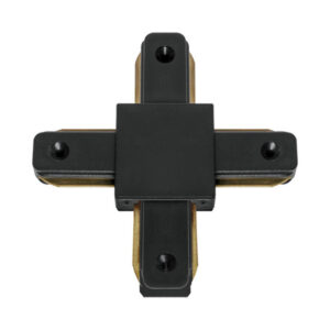 Conector em X Preto calha monofásica