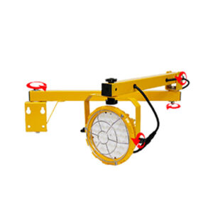 Projector Industrial Led Kasper C/ Braço articulável 50w 5700k 5500lm IP65