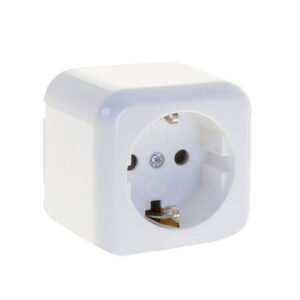 Tomada Schuco Simples IP20 Branco