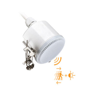 Sensor de Movimento Microondas e Crepuscular 1000w Dimável 4-10m 360º IP65
