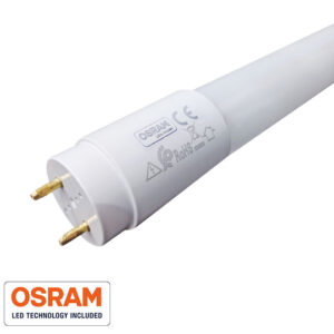 Lâmpada Led T8 Cristal 120cms 18w 4000k/5700k 130Lm/W CHIP OSRAM Pack 10 unidades 3 Anos Garantia - 5700k