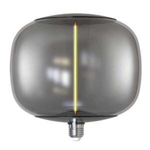 Lâmpada E27 LED Filamento 4W T220 1800k - Vidro Fumê Preto