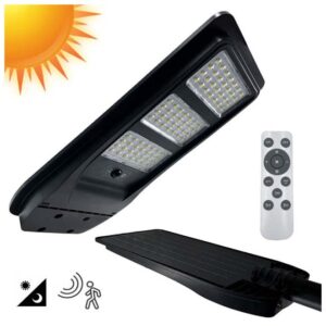Luminária Solar 150w com Sensor 1600lm Painel solar 5v 10w 5700k Para Parede e c/Poste