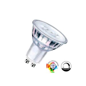 Lâmpada GU-10 8w 1200Lm DIMÁVEL Vidro