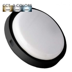 Plafond Led Redondo Exterior 18w CCT Seleccionável (3000k/4000k/6000k) IP65