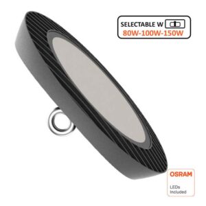 Campanula Led UFO 150-100-80w SMD  4000 - 5700K OSRAM 140lm/w