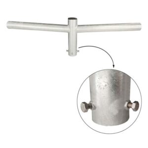 Cruzeta Com 2 Braços - Aço Galvanizado