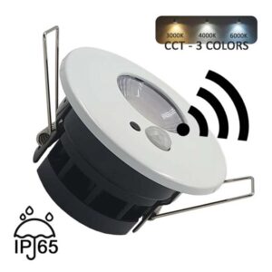 Downlight Redondo Branco 7W CCT com Sensor Infravermelho