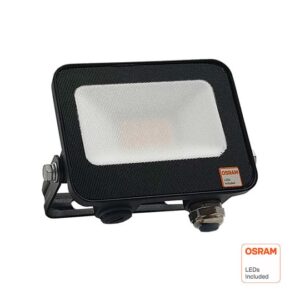 Projector IPAD 10/30/50/100/150w Preto SMD IP65 4000k/5700k 140Lm/w OSRAM 3 Anos Gar.