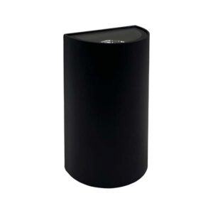 Aplique Led de Parede Saliente Preto 6w+6w 4000k 120Lm/w IP54