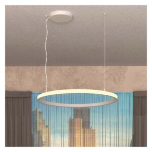 Suspensão Redonda Branca Uso Intensivo 37w 3330lm 6000k
