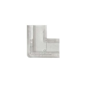 Conector De União L Transparente Para Fita LED - COB + SMD - 10mm - IP20