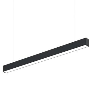 Linea Led Suspensa Preta 1200mm 40w CCT 3000/4500/6000K 140lm\w Drive GXtronic