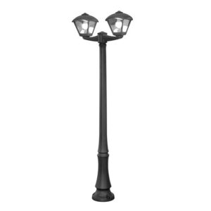 Aplique Preto IP55 E27