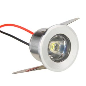 Spot Redondo Cromado / Branco 1w 100lm