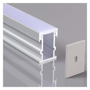 Calha Aluminio Chão IP65 (L)21,8 x (A)26,70 (I)12mm x 2M (R)20.7mm