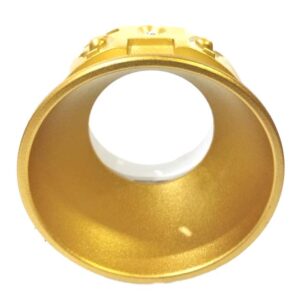 ARO INTERNO GU-10 POLICARBONATO ORIENTÁVEL DOURADO Série Oculus