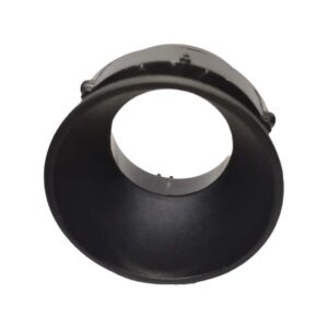 ARO INTERNO GU-10 POLICARBONATO ORIENTÁVEL PRETO MATE Série Oculus