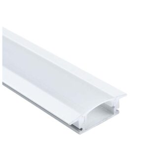 Calha Alumínio Encastrar Branca (L)24,7 x (A)7 x (I)12 x 2M x (R)17mm