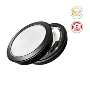 Downlight Saliente/Encastrar-Saliente <U>ARO PRETO</U>8w Potência Selecionável - 5 CCT Cor Selecionável