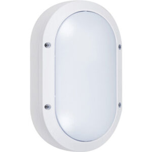 Aplique ParedeTecto branco IP54 1xE27 C.22xL.13,5xAlt.6cm alumínio + policarbonato (PC)