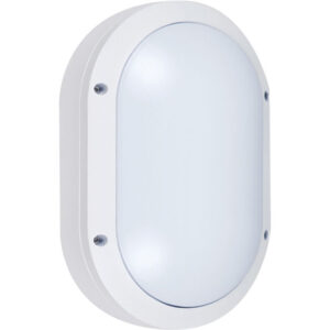 Aplique ParedeTecto branco IP54 1xE27 C.28xL.18,5xAlt.9cm alumínio + policarbonato (PC)