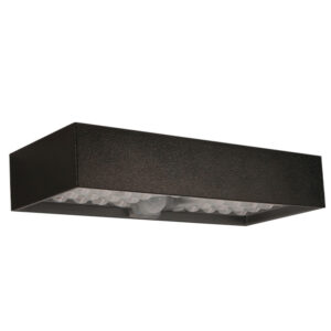 Aplique solar Parede Preto C/Sensor Movimento IP65 6W 900lm 3000K 4000K 230x97x42,7
