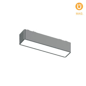 Barra Fixa p/calha magnética Preto (2 condutores) 6w 330lm 3000k 150º 12,2x2,6x2,4cm