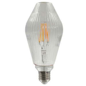 Lâmpada E27 Diamante LED Filamento 7W 1800k 200Lm Ø105x160mm