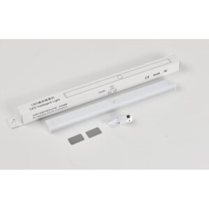 Barra Led Magnética Para Armário 30cm 6000K com Sensor Movimento Recarregável USB (Inclui Cabo)