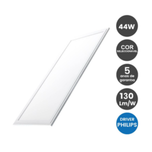 Painel Led 120*30cm 44w CCT 130lm/w Drive PHILIPS  IP40 Pack 10 unidades