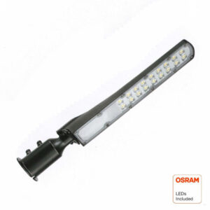Luminária Exterior Poste 100w 120lm/w IP65 4000k Chip OSRAM 3 Anos Gar. Encaixe Ø60mm 597x76mm