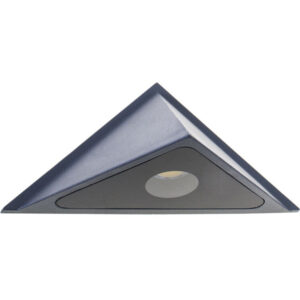 Aplique Parede 3W 120lm 4000K IP54 antracite C.16,5xL.8,5xAlt.8cm alumínio+vidro