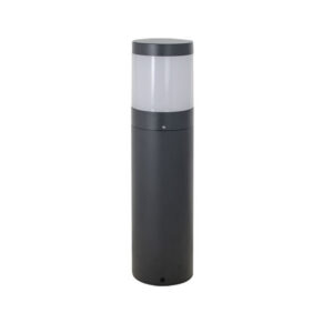 Aplique Chão 7w 340lm 6500k antracite IP44 Ø100x400 Alumínio + Policarbonato (PC)